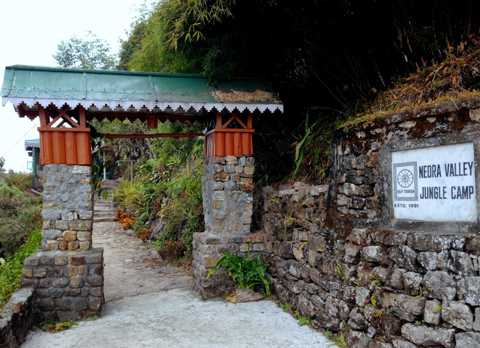 Entrance at Neora Valley Jungle Camp