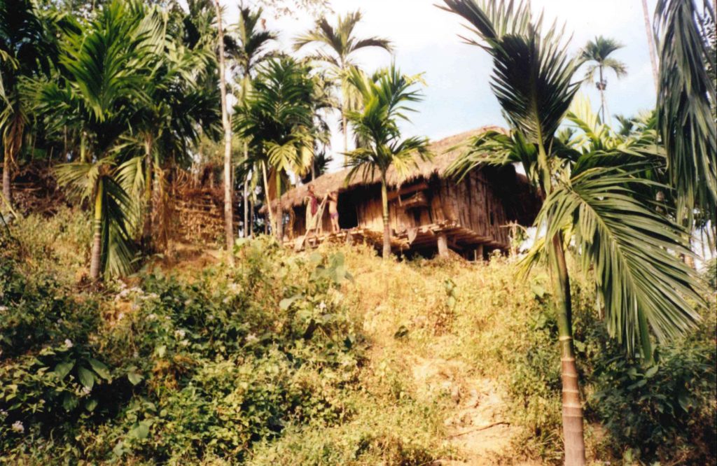 Traditional house of Toto Tribe