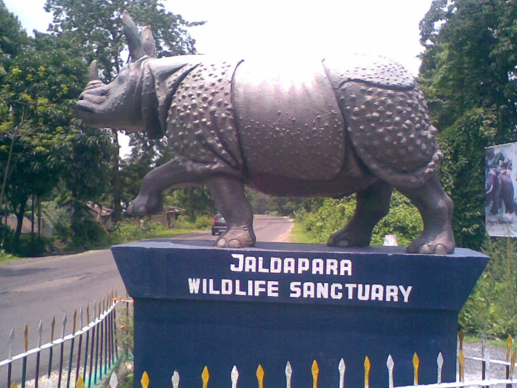 The main gate of Jaldapara