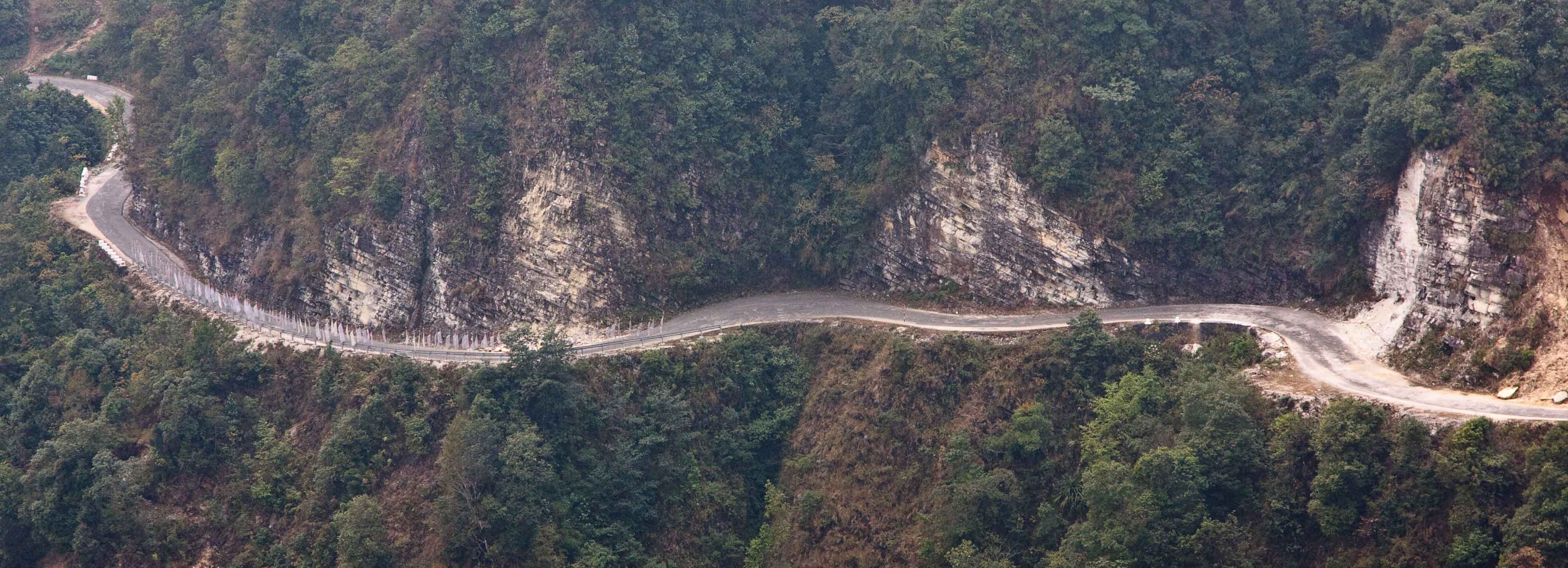 The rugged roads of Bhutan