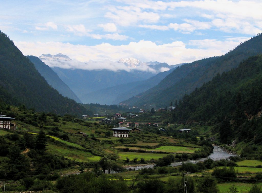 The scenic Haa Valley of Bhutan