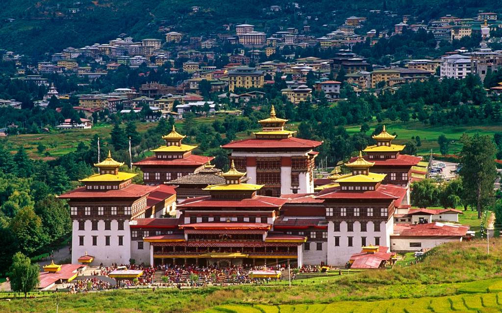 Thimphu, the Capital of Kingdom of Bhutan