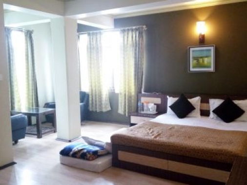 Book Non-AC Deluxe double bed Room at Parasol, Sikkim