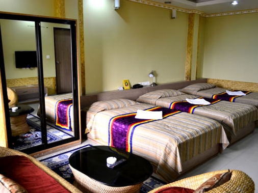 Book AC Family room (with 3 beds) at Peling Resort, Bhutan