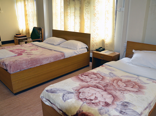Standard Triple Bedded Room Non-AC Room