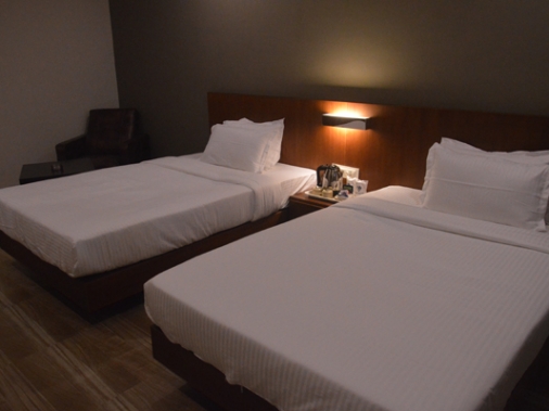 Book AC TWIN DELUXE ROOMS SINGLE with CP at Elan Sky View, Siliguri